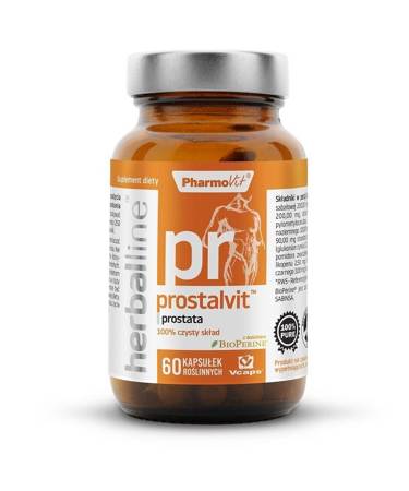 KAPSUŁKI NA PROSTATĘ (PROSTALVIT) 60 szt. (27,74 g) - PHARMOVIT (HERBALLINE)