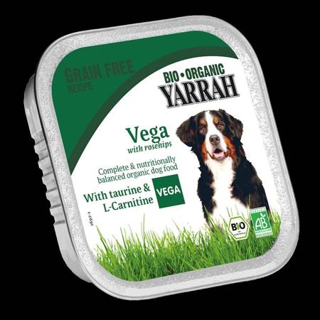 KARMA - VEGA Z OWOCAMI DZIKIEJ RÓŻY BIO 150 g - (DLA PSA) - YARRAH