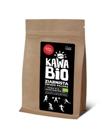 KAWA ZIARNISTA ARABICA/ROBUSTA DLA SPORTOWCÓW BIO 250 g - QUBA CAFFE