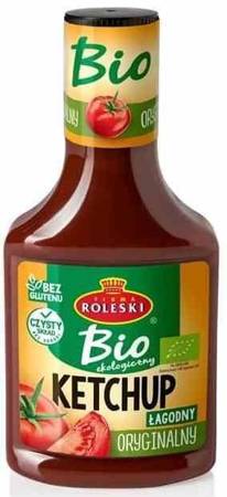 KETCHUP ORYGINALNY BEZGL. BIO 340 g - ROLESKI (WYPRZEDAŻ. TERMIN PRZYDATNOŚCI: 22.11.2024)