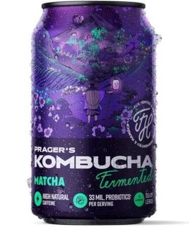 KOMBUCHA MATCHA 330 ml - PRAGER'S