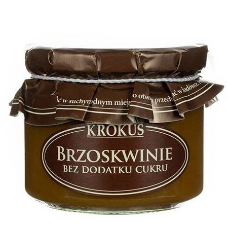 KROKUS - BRZOSKWINIE BEZ DODATKU CUKRU 310 g 