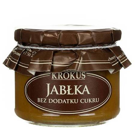 KROKUS - JABŁKA BEZ DODATKU CUKRU 310 g 