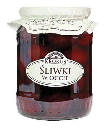 KROKUS - ŚLIWKI W OCCIE BEZGLUTENOWE 500 g (250 g) 