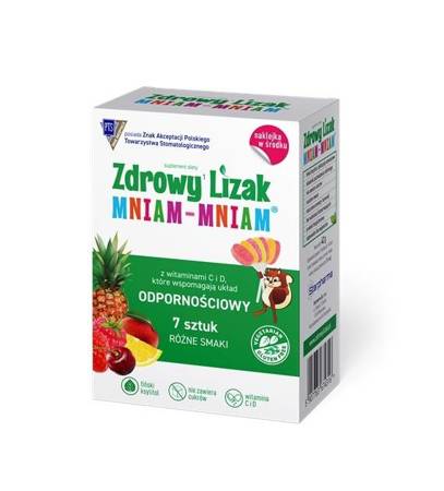 LIZAK MIX SMAKÓW Z WITAMINAMI NA ODPORNOŚĆ BEZGLUTENOWY (7 x 6 g) 42 g - STARPHARMA