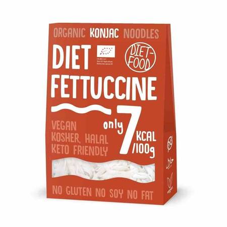 MAKARON FETTUCCINE SHIRATAKI BEZGLUTENOWY BIO 300 g - DIET-FOOD