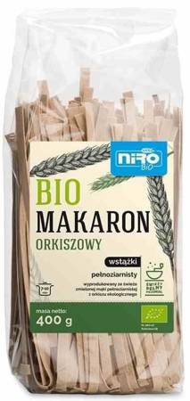 MAKARON (ORKISZOWY RAZOWY) WSTĄŻKI BIO 400 g - NIRO