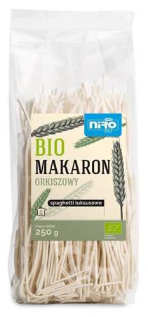 MAKARON (ORKISZOWY) SPAGHETTI LUKSUSOWY BIO 250 g - NIRO