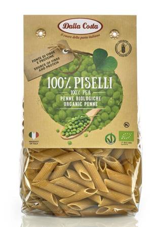 MAKARON (Z GROSZKU ZIELONEGO) PENNE BEZGLUTENOWY BIO 250 g - DALLA COSTA