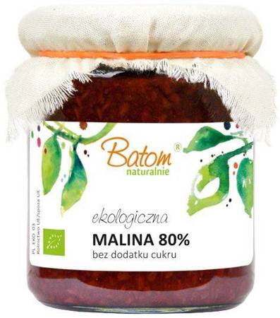 MALINA 80 % B/C BIO 260 g - BATOM