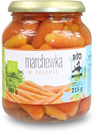 MARCHEWKA W ZALEWIE BIO 340 g (215 g) (SŁOIK) - BIO PLANET