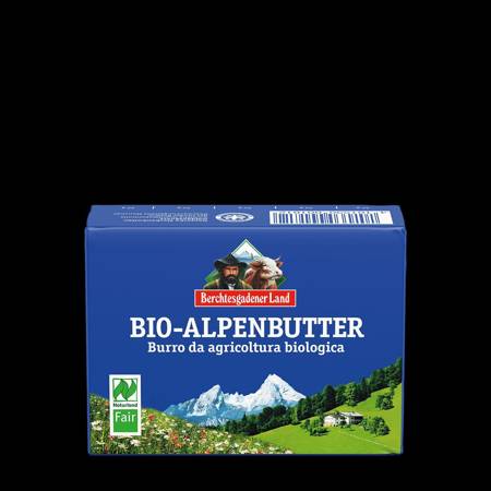 MASŁO ALPEJSKIE (82 % TŁUSZCZU) BIO 250 g - BERCHTESGADENER LAND