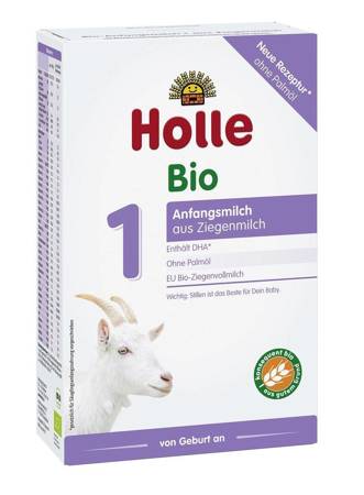 MLEKO KOZIE POCZĄTKOWE 1 DLA NIEMOWLĄT OD URODZENIA BIO 800 - HOLLE