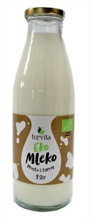 MLEKO ŚWIEŻE 3,9 % BIO 750 ml - TURVITA