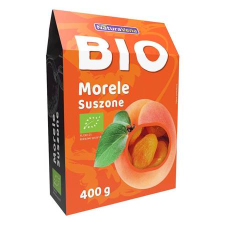 MORELE SŁODKIE SUSZONE BIO 400 g - NATURAVENA