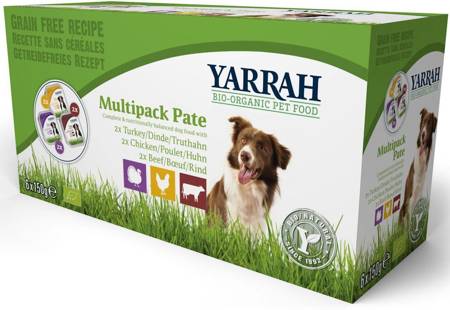 MULTIPACK PASZTET BIO (6 x 150 g) 900 g - (DLA PSA) - YARRAH