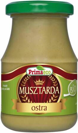 MUSZTARDA OSTRA BIO 170 g - PRIMAECO