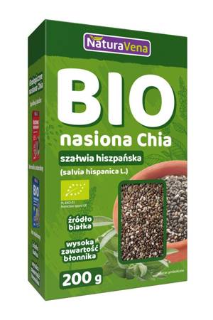 NASIONA CHIA BIO 200 g - NATURAVENA