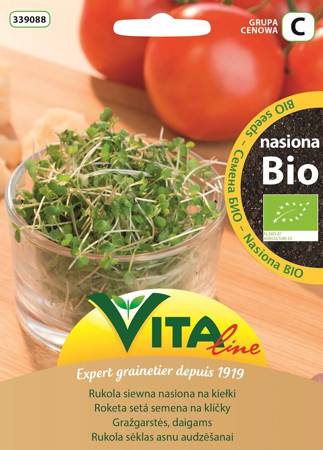 NASIONA RUKOLI SIEWNEJ BIO NA KIEŁKI 15 g - VITA LINE (62907CIN0DS)