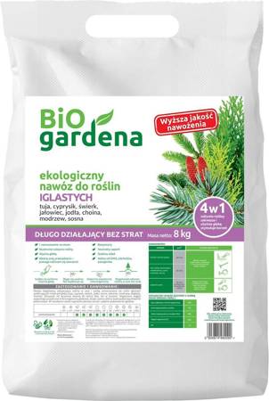 NAWÓZ DO ROŚLIN IGLASTYCH ECO 8 kg - BIO GARDENA