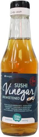 OCET RYŻOWY DO SUSHI NIESŁODZONY FILTROWANY BIO 250 ml - TERRASANA