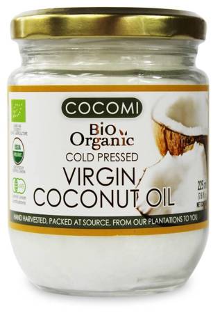 OLEJ KOKOSOWY VIRGIN BIO 225 ml - COCOMI