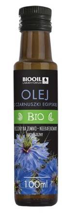 OLEJ Z CZARNUSZKI EGIPSKIEJ TŁOCZONY NA ZIMNO BIO 100 ml - BIOOIL