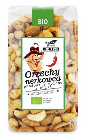 ORZECHY NERKOWCA PRAŻONE I SOLONE Z CHILI BIO 350 g - BIO PLANET