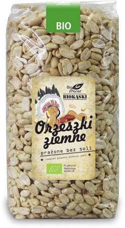 ORZESZKI ZIEMNE PRAŻONE BEZ SOLI BIO 1 kg - BIO PLANET