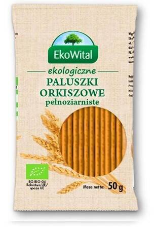 PALUSZKI ORKISZOWE PEŁNOZIARNISTE BIO 50g - EkoWital