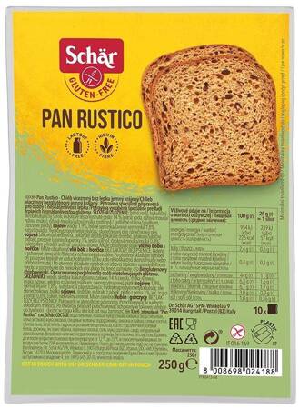 PAN RUSTICO - CHLEB WIEJSKI BEZGLU. 250 g - SCHARE