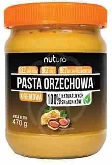 PASTA ORZECHOWA - KREMOWA -  470g - NUTURA