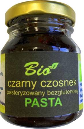 PASTA Z CZARNEGO CZOSNKU BEZGLUTENOWA BIO 80 g - PRZETWORY Z NATURY