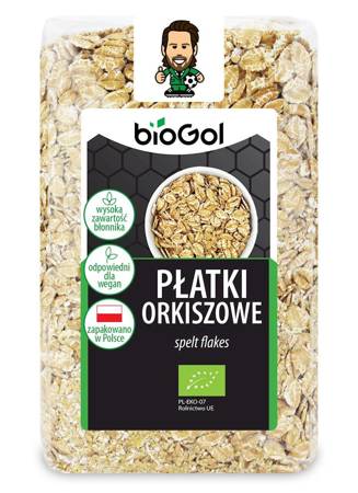 PŁATKI ORKISZOWE BIO 300 g - BIOGOL