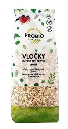 PŁATKI OWSIANE BEZGLUTENOWE BIO 500 g - PROBIO