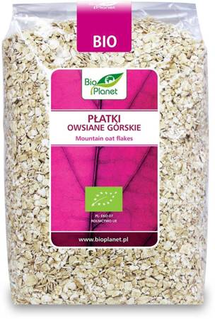 PŁATKI OWSIANE GÓRSKIE BIO 600 g - BIO PLANET