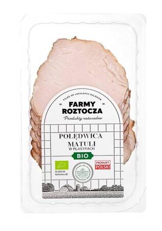 POLĘDWICA MATULI PLASTRY BIO 100 g - FARMY ROZTOCZA (Z PÓŁKI)