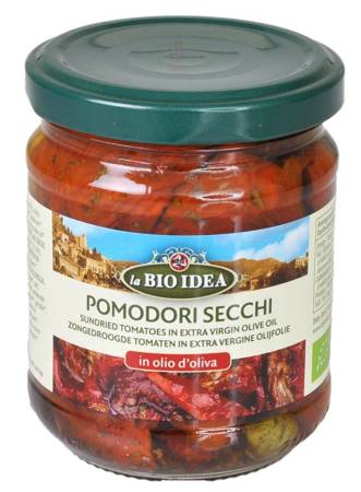 POMIDORY SUSZONE W OLIWIE Z OLIWEK BIO 190 g - LA BIO IDEA