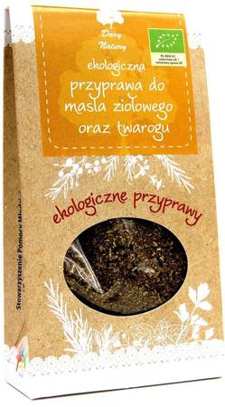 PRZYPRAWA DO MASŁA ZIOŁOWEGO ORAZ TWAROGU BIO 30 g - DARY NATURY