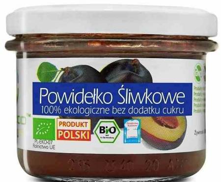 Powidełko Śliwkowe 100%  bez dodatku cukru BIO 180 g