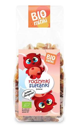 RODZYNKI SUŁTANKI BIO 150 g - BIOMINKI