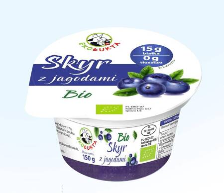 SKYR JOGURT TYPU ISLANDZKIEGO Z JAGODAMI BIO 150 g - EKO ŁUKTA