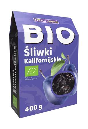 ŚLIWKI KALIFORNIJSKIE BIO 400 g - NATURAVENA