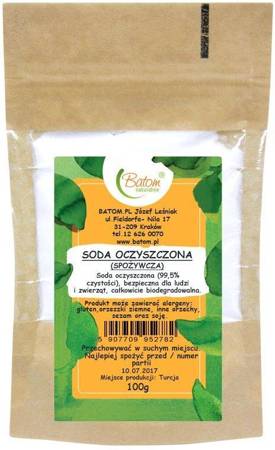 SODA OCZYSZCZONA 100 g -  BATOM (Towar wyprzedażowy)