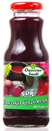 SOK Z BURAKA KISZONEGO NFC  BIO 250 ml - OWOCOWE SMAKI