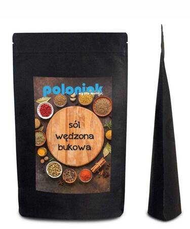 SÓL WĘDZONA BUKOWA 100 g - POLONIAK