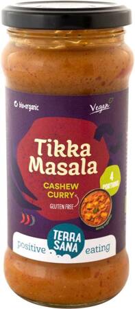 SOS CURRY INDIAN TIKKA MASALA BEZGLUTENOWY BIO 350 g - TERRASANA