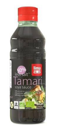 SOS SOJOWY TAMARI 50 % MNIEJ SOLI BEZGLUTENOWY BIO 250 ml - LIMA