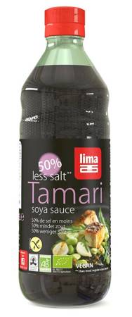 SOS SOJOWY TAMARI 50 % MNIEJ SOLI BEZGLUTENOWY BIO 500 ml - LIMA