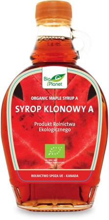 SYROP KLONOWY A BEZGLUTENOWY BIO 250 ml (330 g) - BIO PLANET